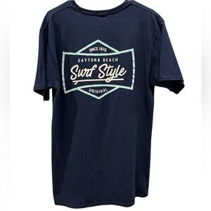 MV Sport Navy Blue Surf Style Men's Tee